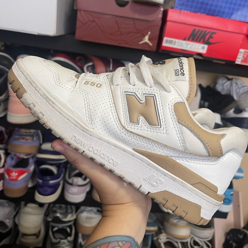 New Balace 550s in Tan